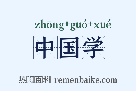中国学是什么意思的图片